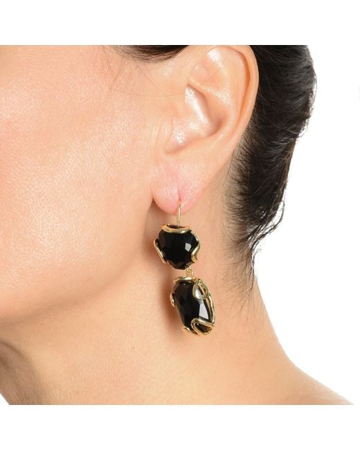 Addicted Black Nausicaa Dangle Earrings