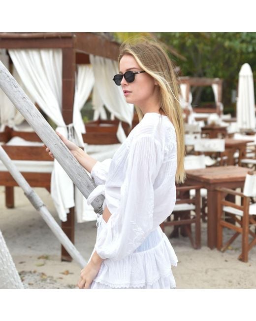 Muche Et Muchette White Coquette Shirt