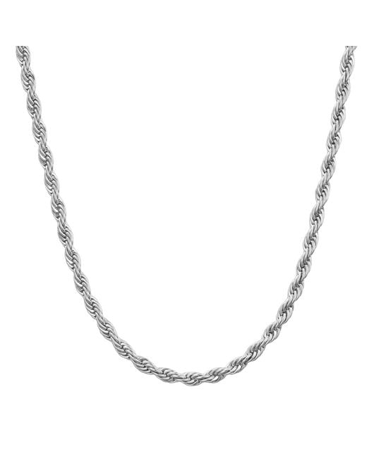 Harfi Metallic Rope Chain Necklace For