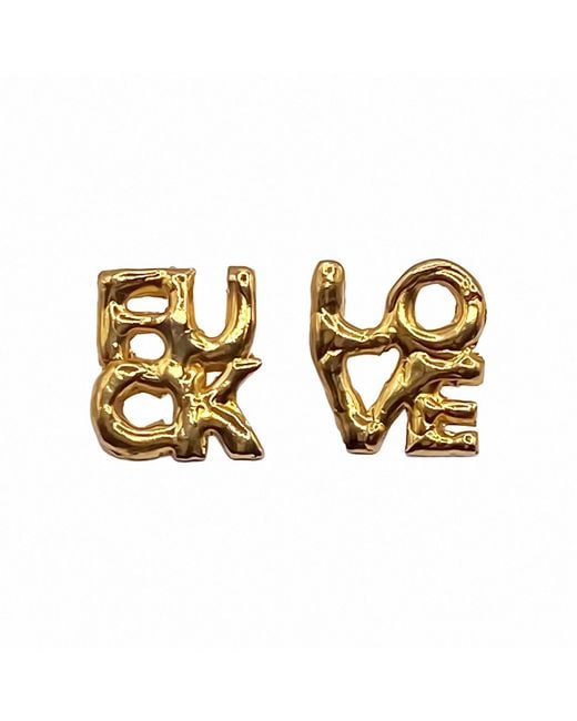Moca Jewellery Black Fuck + Fuck Earrings