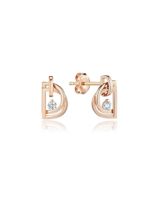 Didier Dubot Metallic Miss. Doux Entwined D Earring