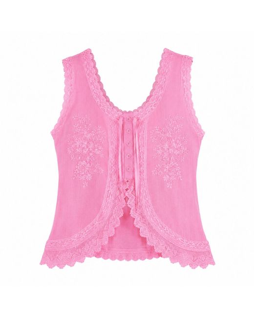 Muche Et Muchette Pink Cannes Top