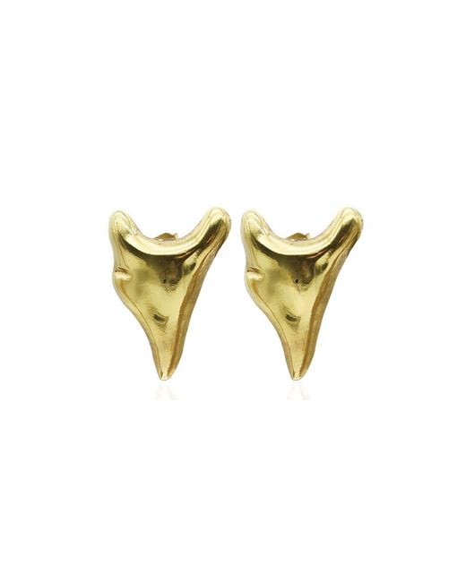 Bayemeyc Metallic Opia Stud Earrings
