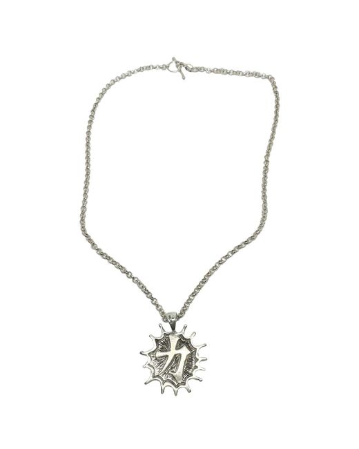 Tg-Jewellery by Tamara Gervasio Metallic Japanese Sex & Power Sign Pendant Chain – Sterling