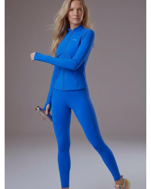 Altra Volta Blue Azure Sculpt Zip Jacket