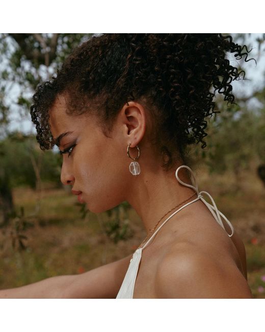 Retro Chic Metallic Fluffy Cloud Earrings