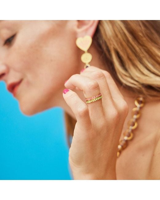 Après Youth Yellow Spark Enamel Ring