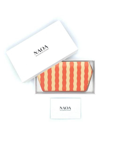 Naoa Orange Neutrals Slim Glasses Case Dunes Print