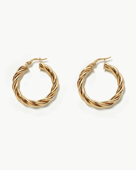 Öugie Metallic The Large Rosalia Hoops