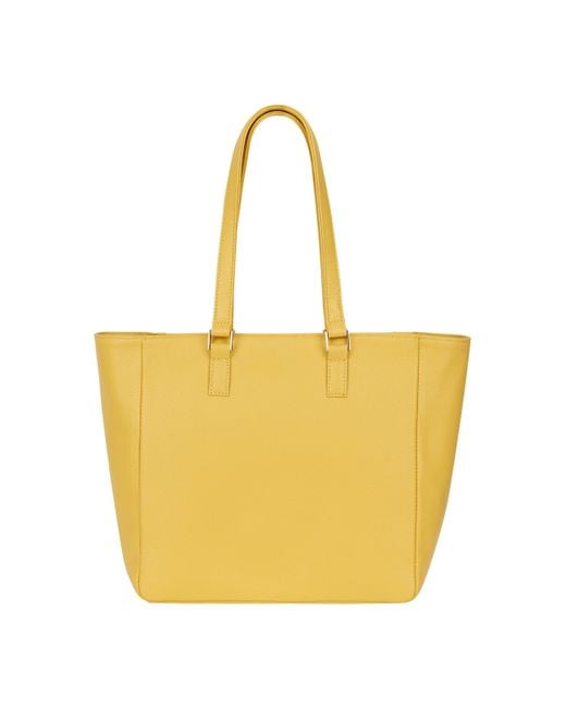 Luis Steven Yellow Classic Tote