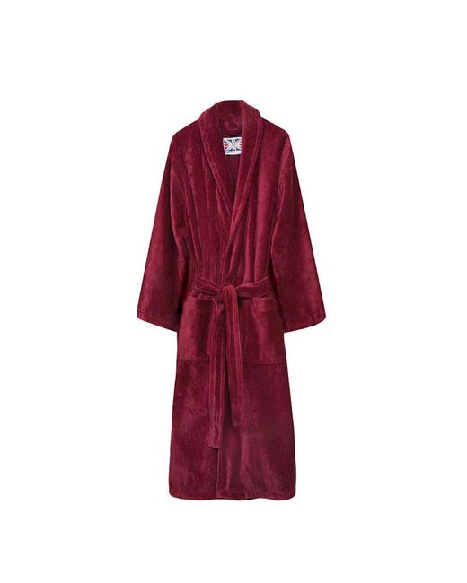 Bown of London Red Dressing Gown Baron Burgundy for men