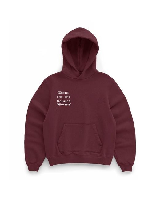 Dont Eat the Homies Red Og Hoodie