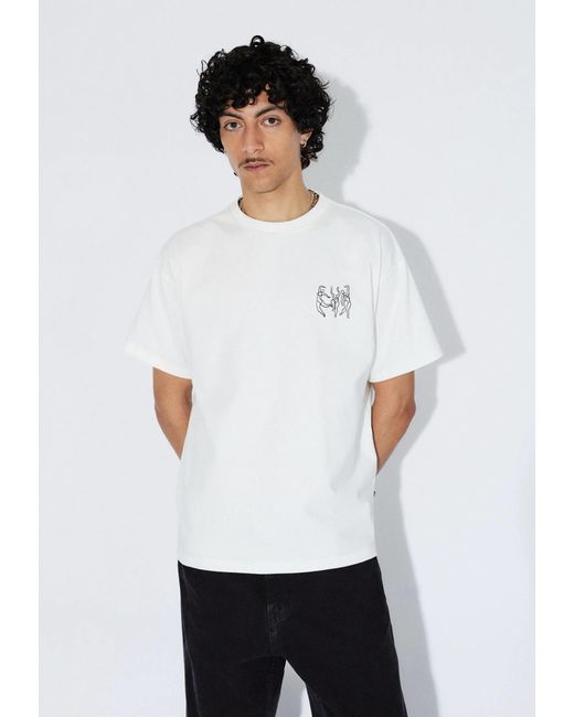 Dr. Denim White Trooper Tee for men