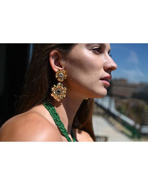 The Pink Reef Metallic Georgian Emerald Drop