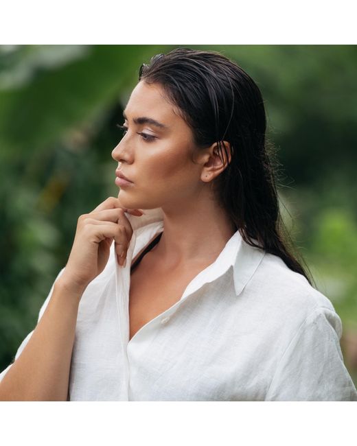 Mihara White Linen Shirt
