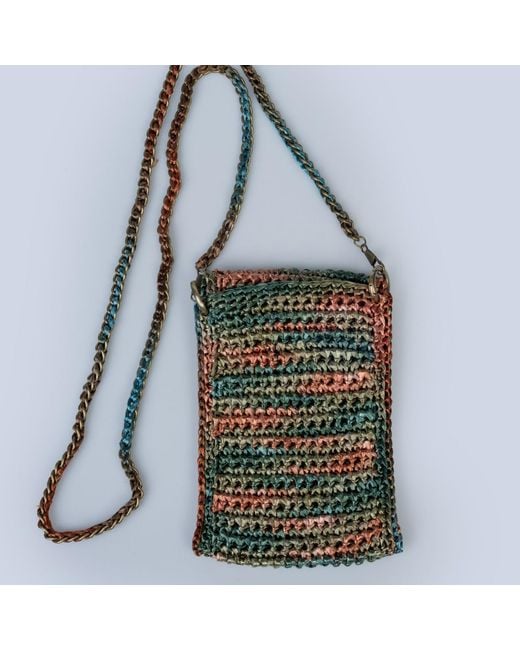 Sibylla Delphica Green Handmade Crochet Phone Case