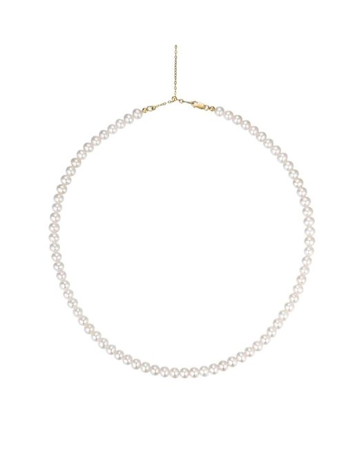 Katy Faye White Gabrielle Pearl Necklace