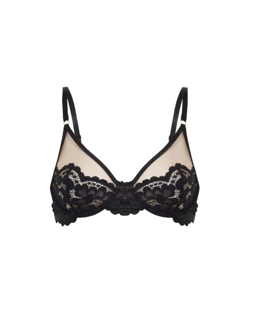 Perilla Lingerie Neutrals Giselle Skin Bra in Black | Lyst