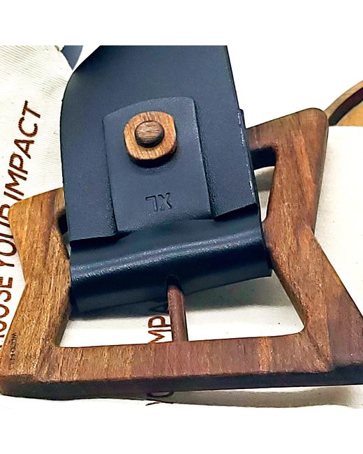 Wood Belt Blue Bryce Free 623