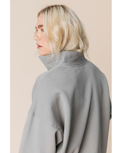 Ocio Leisurewear Gray Neutrals Polo Crew