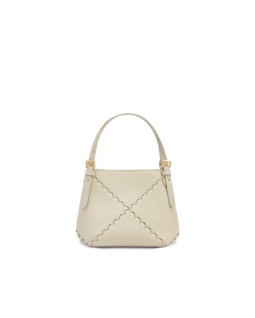 Orange Cube White Dusk Mosaic Mini Tote