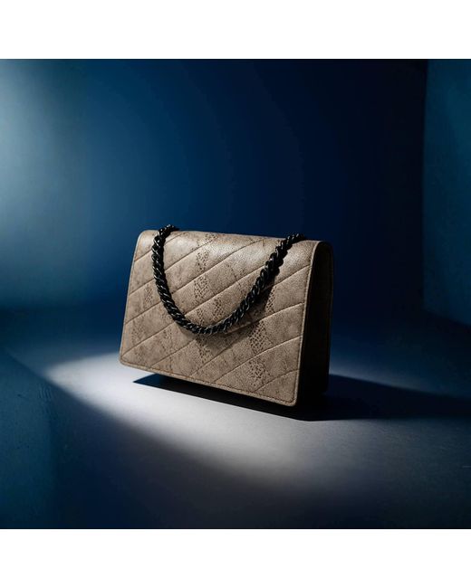 Sylvia Piechulla Multicolor Vegan Leather Animal Print Laptop Clutch Bag – & Quilted