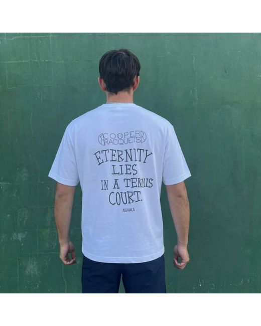 Cooper Racquets White Tennis T-Shirt Eternity for men