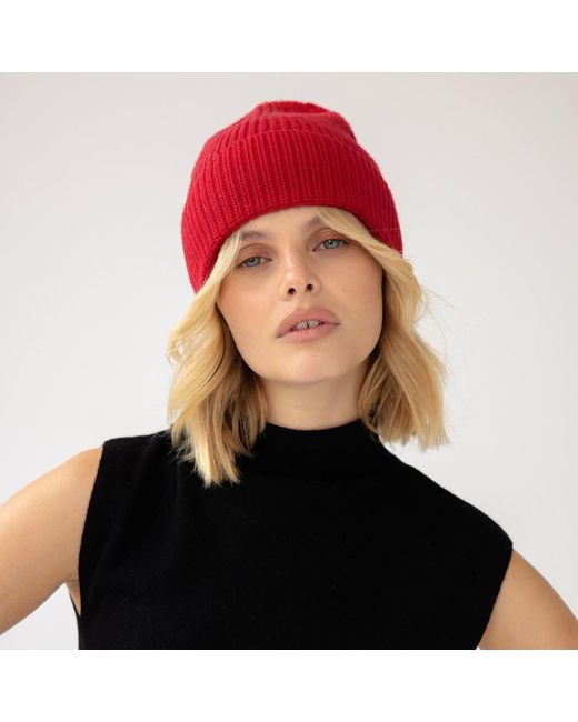 Arctic Fox & Co. Red The Merino Wool Beanie