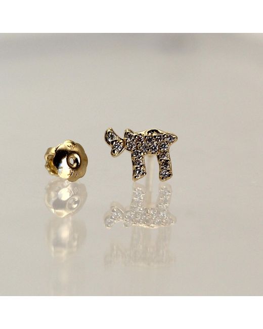 VicStoneNYC Fine Jewelry White Diamond Chai Earrings