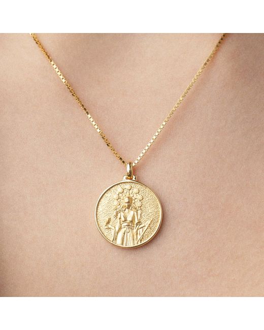 Vermaye Switzerland Metallic Circe Necklace Vermeil Boxchain