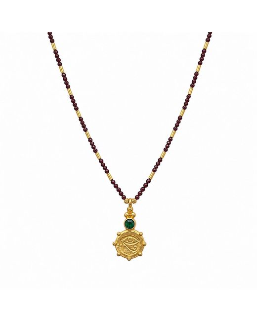 La Pluie Jewellery Metallic Wadjet Necklace