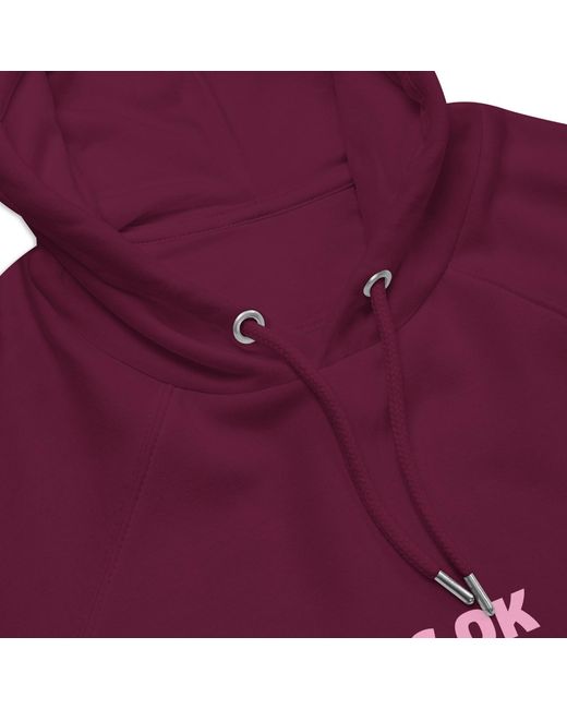 Anchor and Crew Red Burgundy Five It's Ok Editions Organic Cotton Hoodie