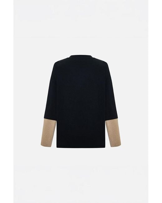 Pcfg Black Daydreamers Printed T-Shirt With Acid Wash Sleeves for men