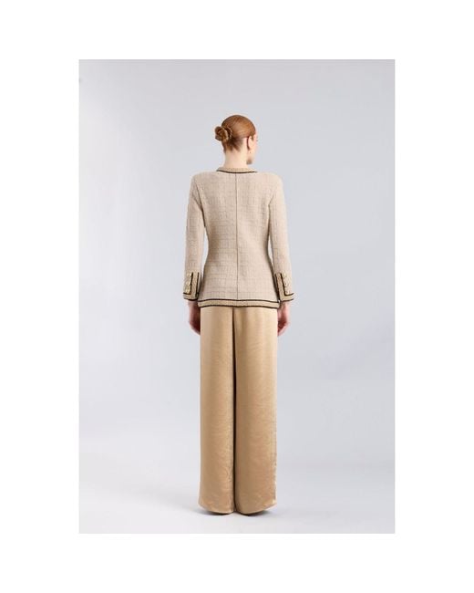 The Extreme Collection Metallic Tweed-Knit Structured Jacket Prince