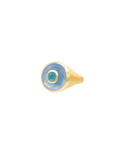 Marcia Moran Blue Annie Ring Tanzanite And Topaz