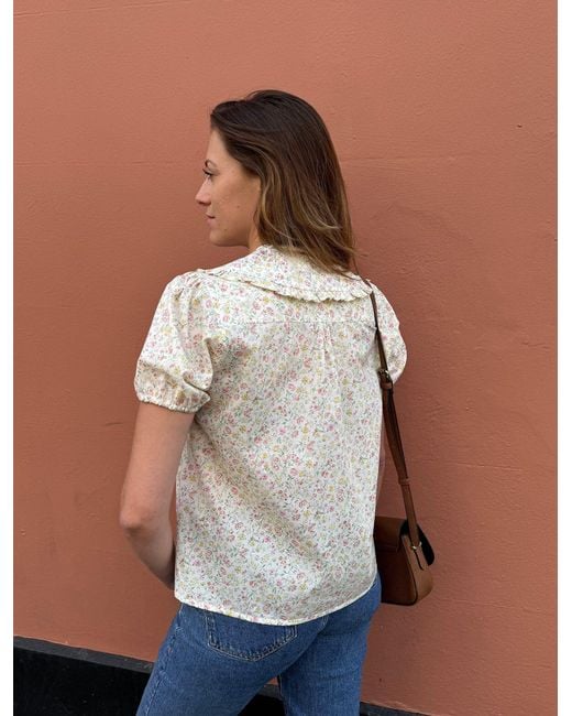 The Well Worn White The Luna Blouse – Primrose