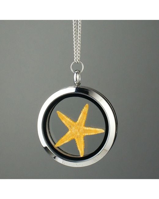 My Little Nature Metallic Necklace With Starfish