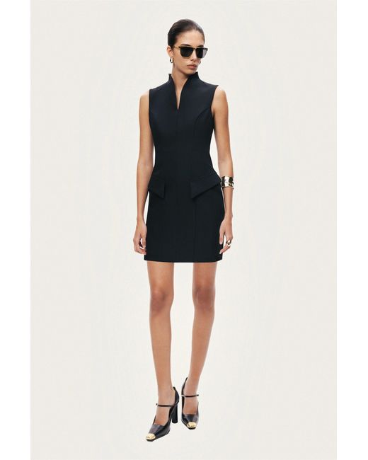 Nocturne Tailored Mini Dress in Black | Lyst Nocturne Tailored Mini Dress in Black | Lyst
