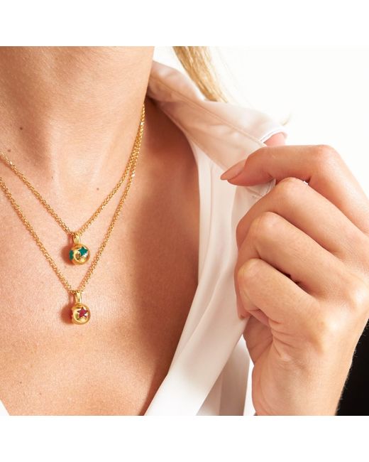 Myrto Katramadou Jewellery Metallic Melina Pendant-Plated -Angel, Heart, Trefoil, Star