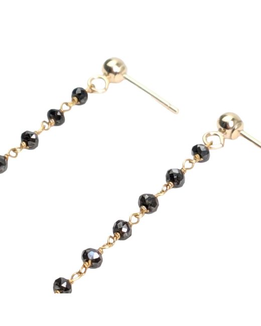 Rahul's Jewels White Genuine Diamond Long Drop Earrings
