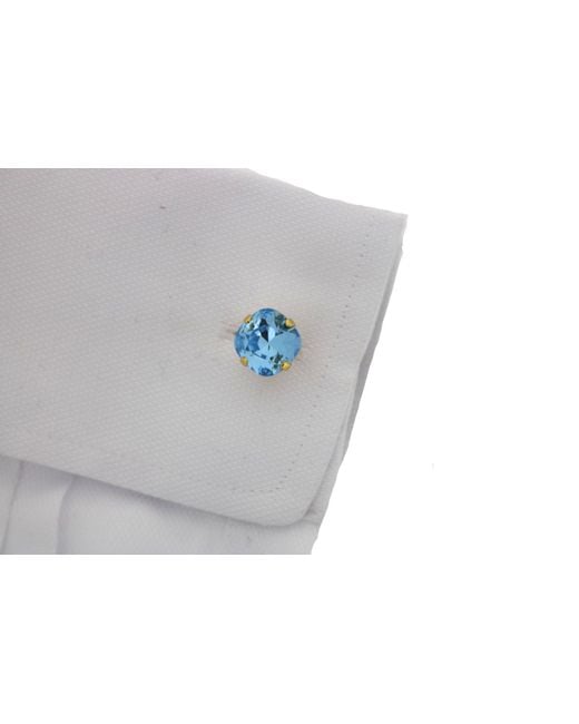 Vicki Sarge Blue The Stud Cufflink for men
