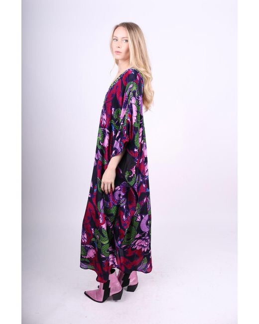 Any Old Iron Blue Beaded Neckline Pretty Snakes Dress
