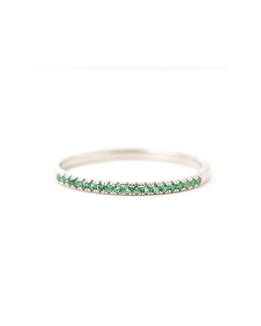 Belinda Jewelz Green Emerald Birthstone Band Ring