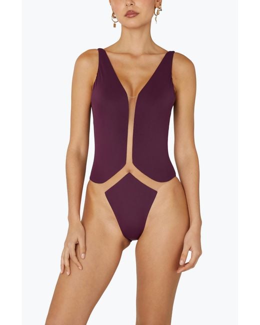 Room 24 Purple Layla One Piece Bordeaux