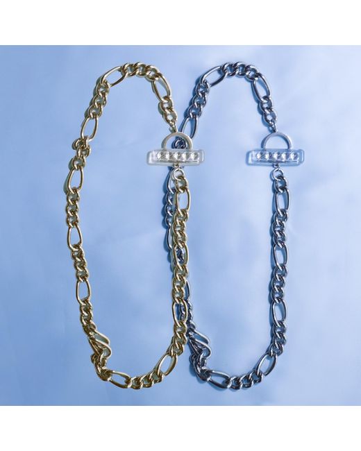 Iostudio Metallic Glam Chain Mantel Necklace