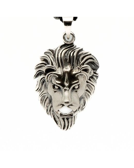 Ebru Jewelry Metallic Leo Necklace for men