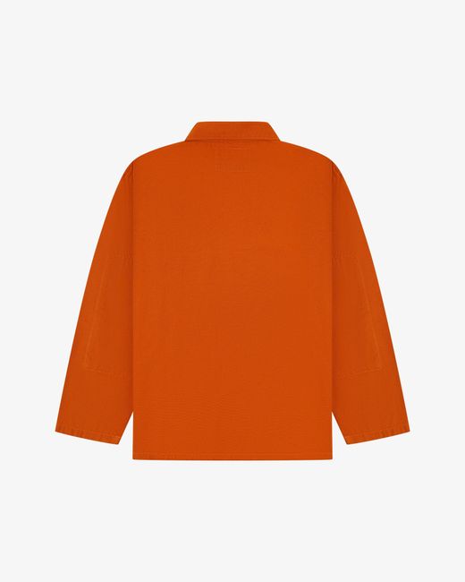 Uskees Orange Overshirt for men
