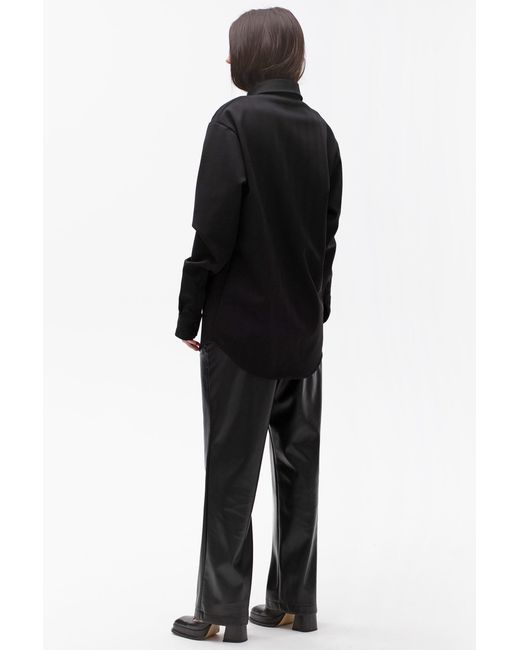 Maison Bogomil Black Oversized Work Shirt