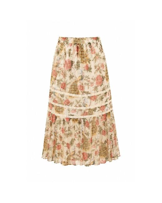 Raishma Natural Neutrals Renee Cream Skirt