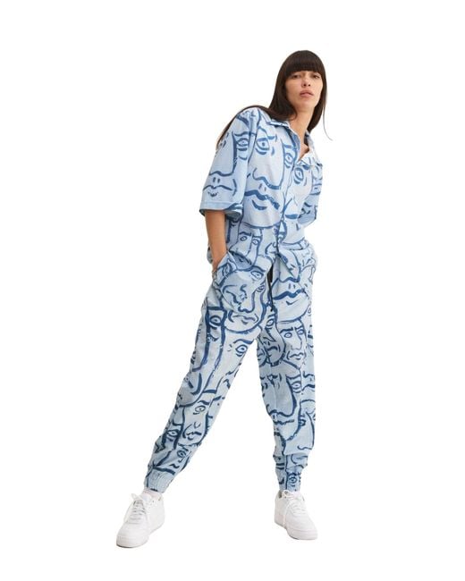 mysimplicated Blue Trousers for men